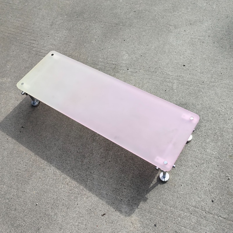 ‌Aesthetic Pink Gradient Acryl - đánh giá và giá Desk Setup For Laptop And Monitor