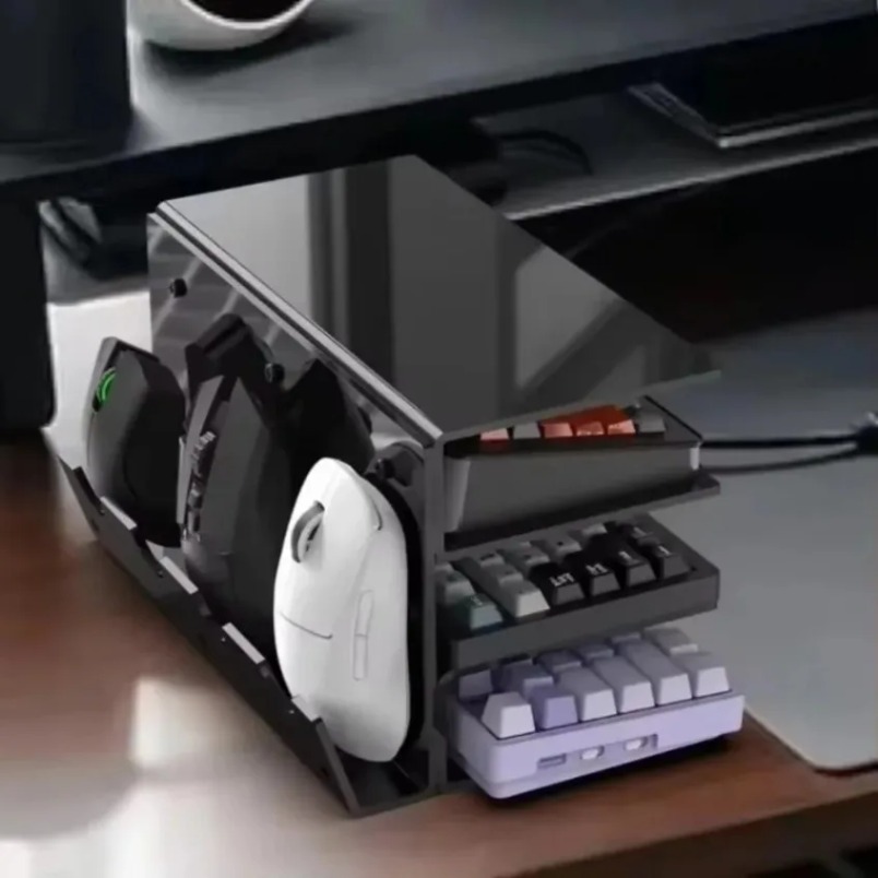 Keyboard Display Stand 3 Tier  - đánh giá và giá Desk Setup Pegboard
