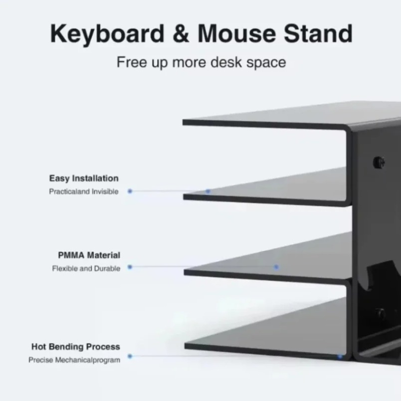 Keyboard Display Stand 3 Tier  - đánh giá và giá Desk Setup Pegboard