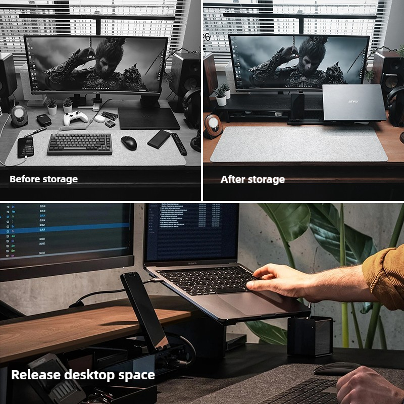 Modular Monitor Riser Stand Er - đánh giá và giá Desk Setup For Laptop And Monitor