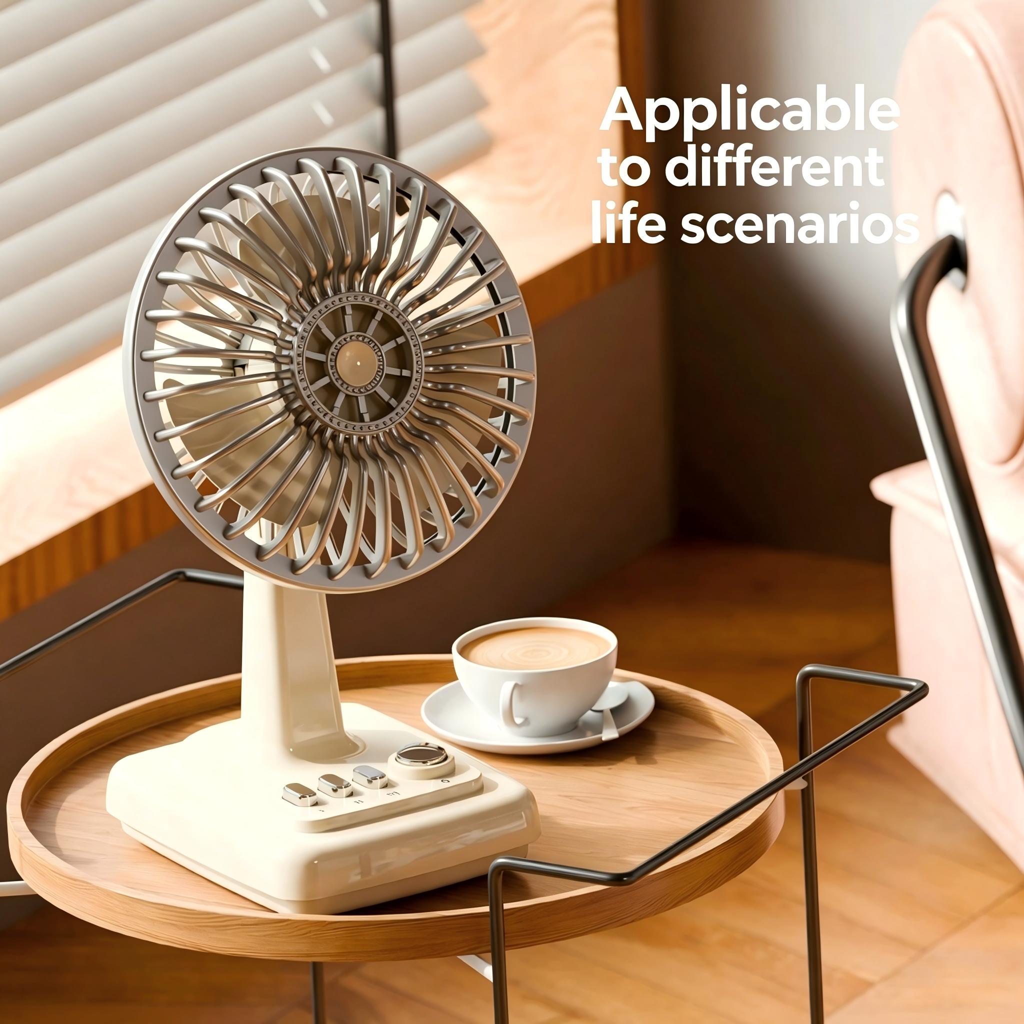 Retro Alloy Desktop Fan 3 Spee - đánh giá và giá Fan Desk Small Usb