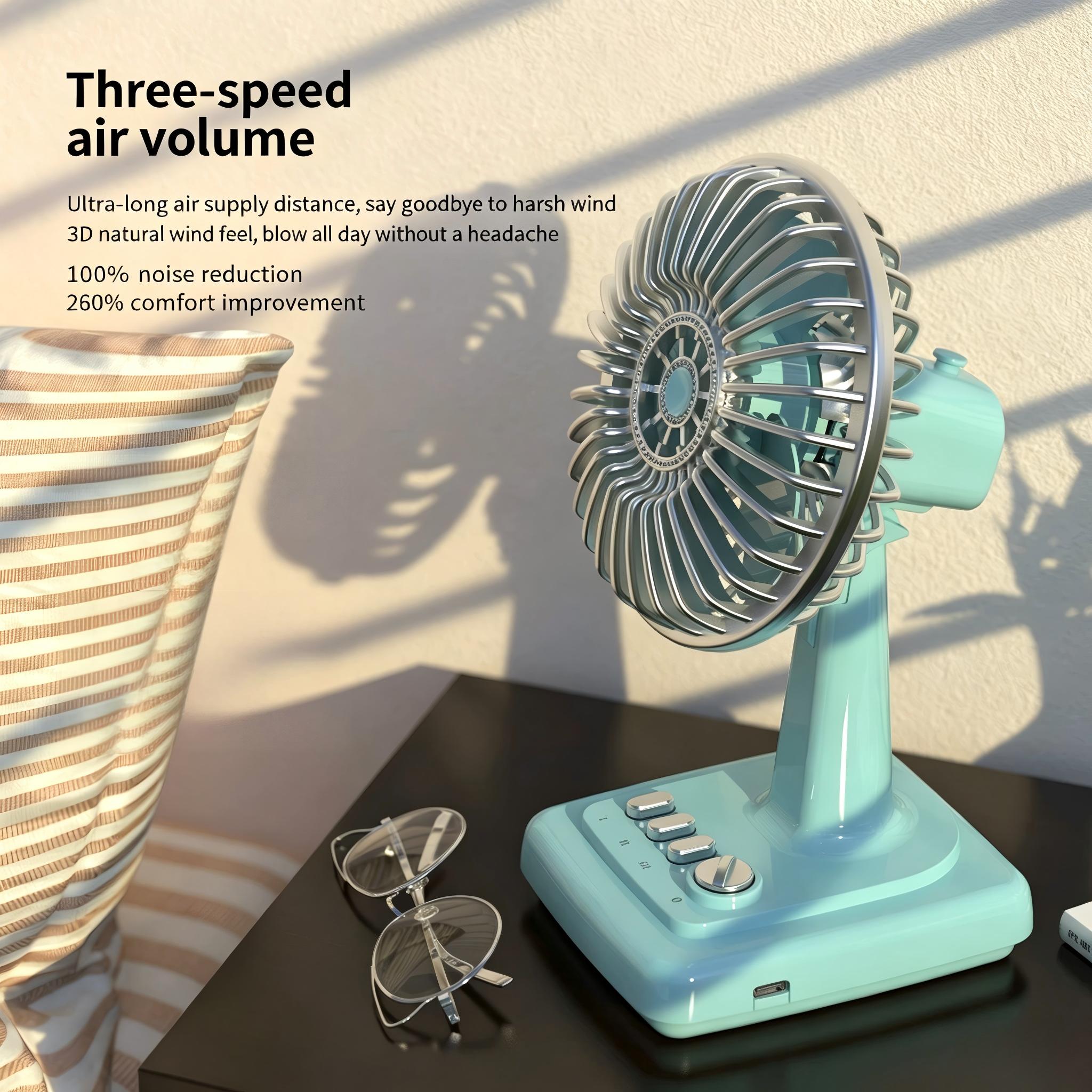 Retro Alloy Desktop Fan 3 Spee - đánh giá và giá Fan Desk Small Usb