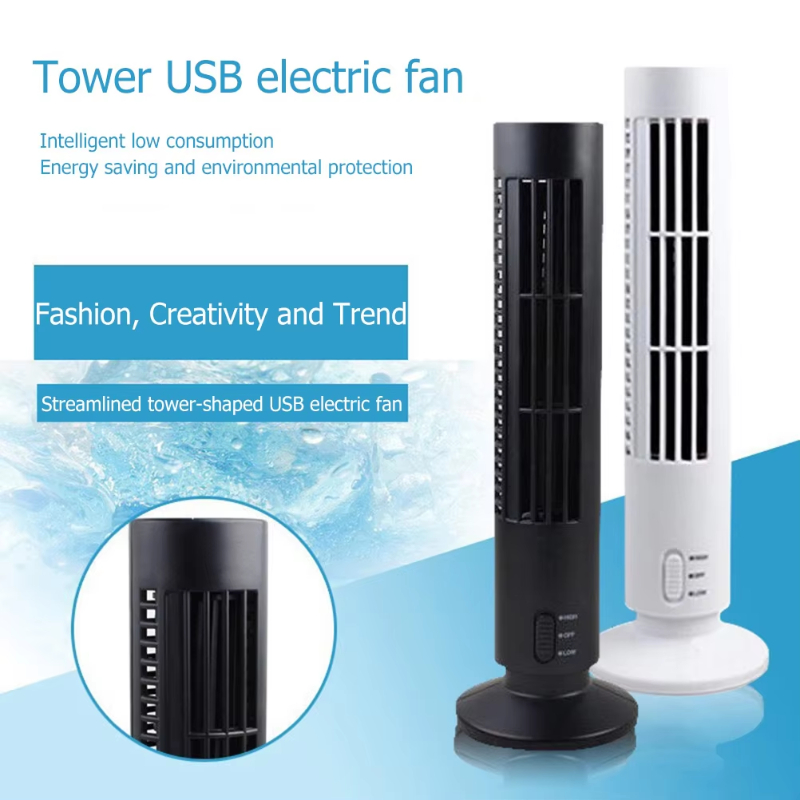 USB Mini Tower Fan Portable Ve - đánh giá và giá Fan Desk Small Usb