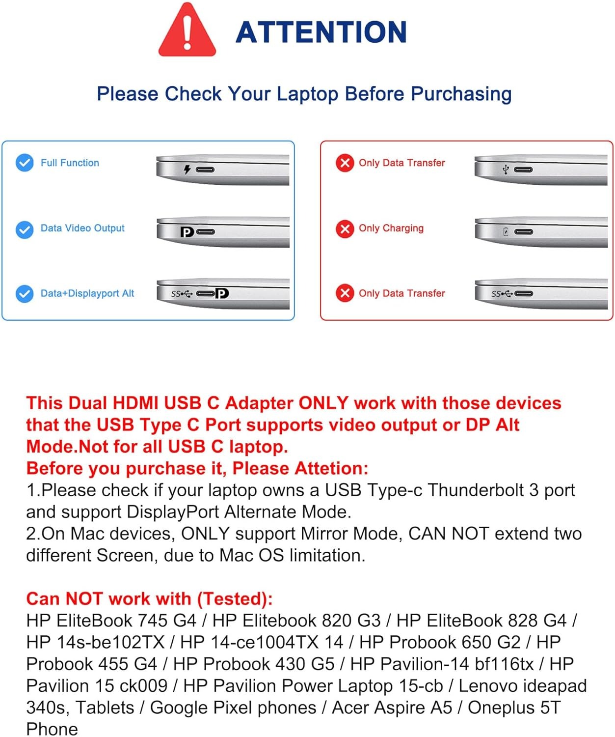 USB C to Dual 4K HD Display Ad - đánh giá và giá Desk Setup Usb Hub