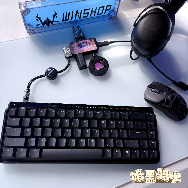 WINSHOP Esports HUB Dual-In 4- - đánh giá và giá Desk Setup Aesthetic