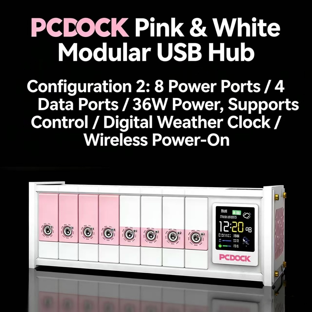 PCDOCK Block USB Desktop Power - đánh giá và giá Desk Setup For Laptop