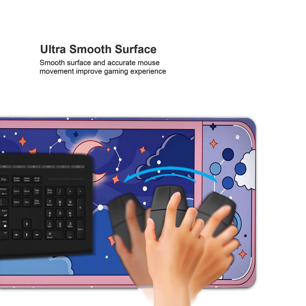 HYBXAXC Moon and Stars Large D - đánh giá và giá Desk Setup Aesthetic