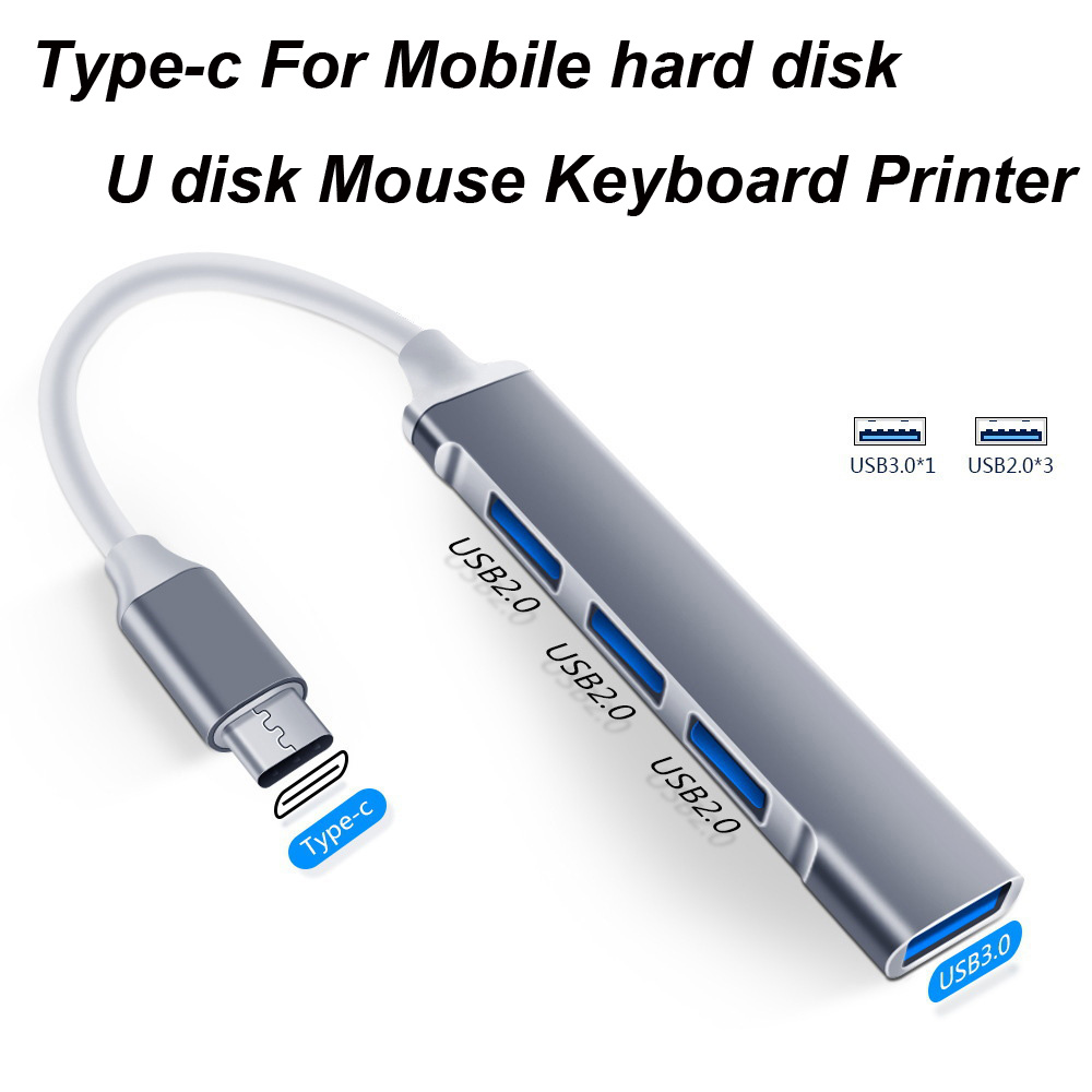 USB 3.0 TYPE-C 3.1 4 Port USB  - đánh giá và giá Desk Setup Usb Hub