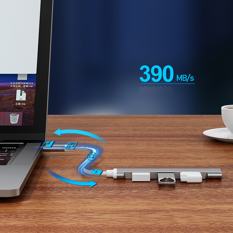 USB 3.0 TYPE-C 3.1 4 Port USB  - đánh giá và giá Desk Setup Usb Hub