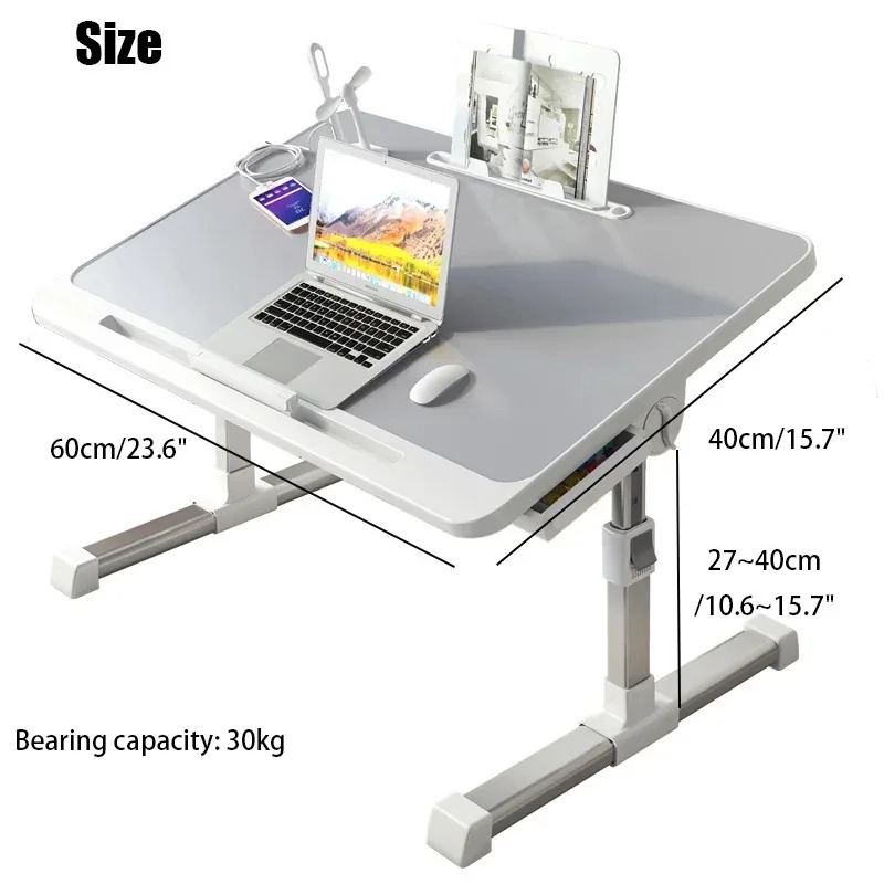 Laptop Bed Tray Table Adjustab - đánh giá và giá Desk Setup For Laptop
