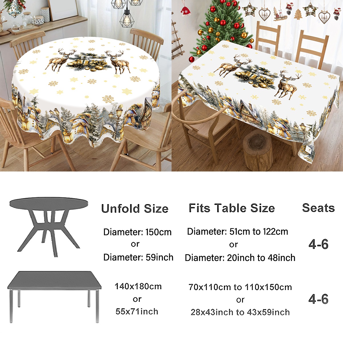 Merry Christmas White Golden T - đánh giá và giá Desk Setup Design