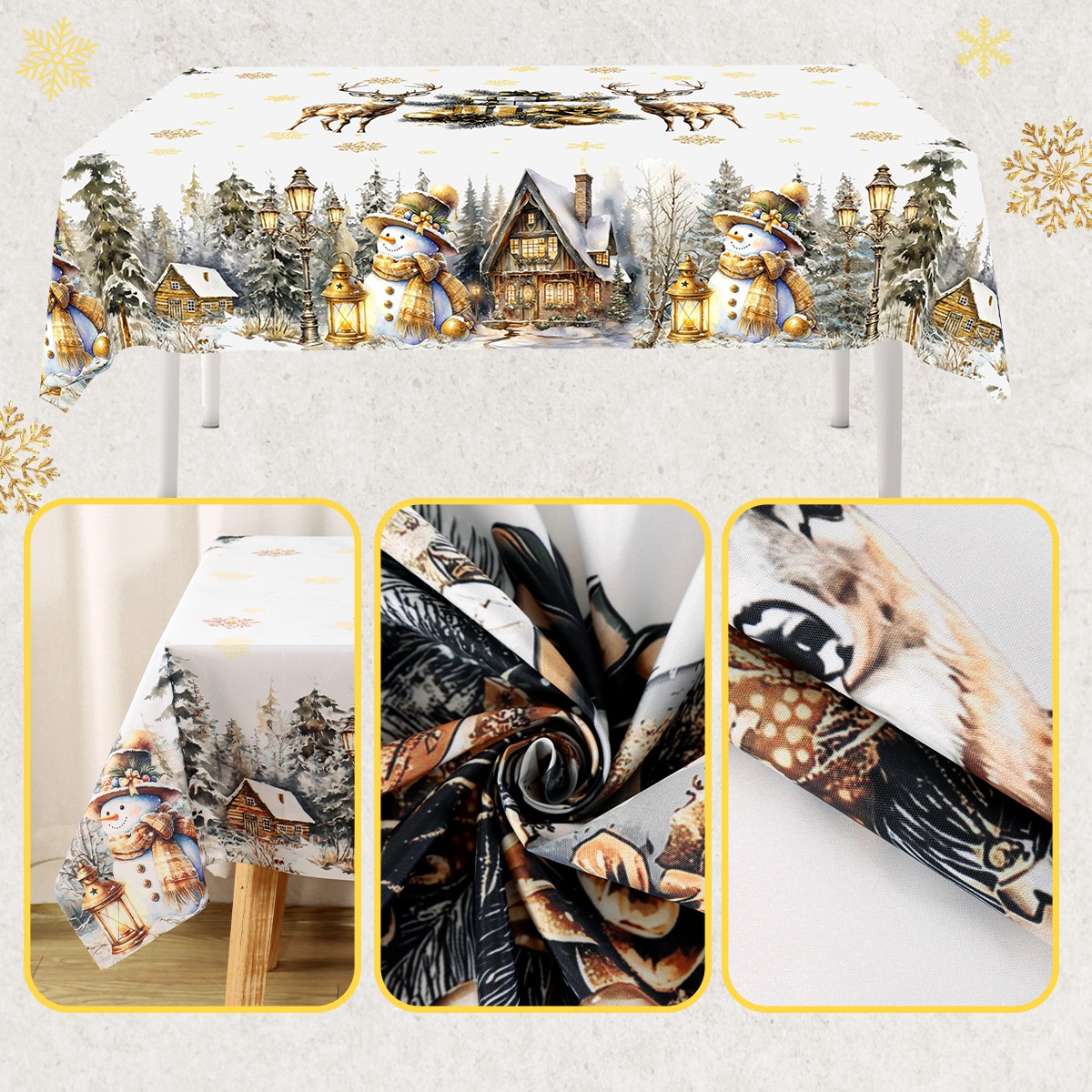 Merry Christmas White Golden T - đánh giá và giá Desk Setup Design