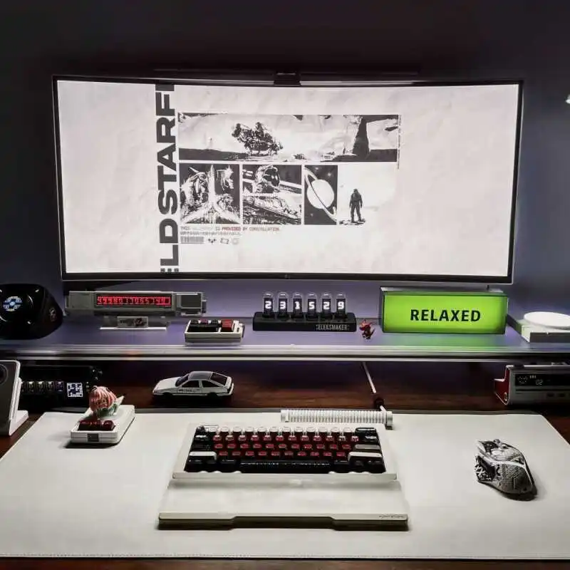 Aluminum Monitor Stand Acrylic - đánh giá và giá Desk Setup For Laptop And Monitor