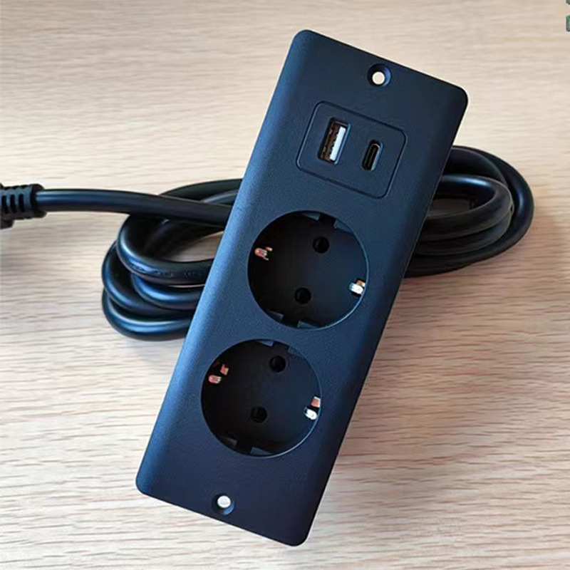 EU KR Table Recessed Sockets 2 - đánh giá và giá Desk Setup Usb Hub