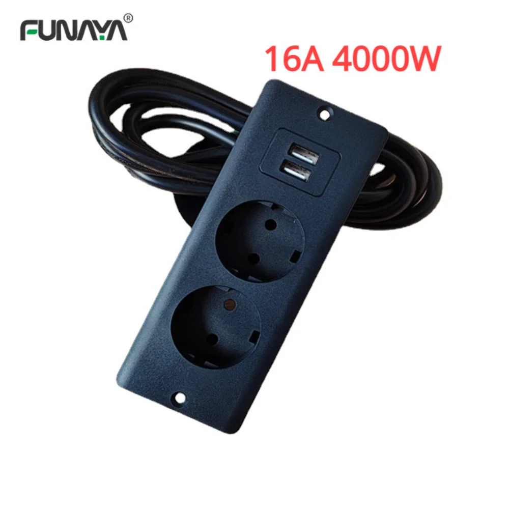 EU KR Table Recessed Sockets 2 - đánh giá và giá Desk Setup Usb Hub