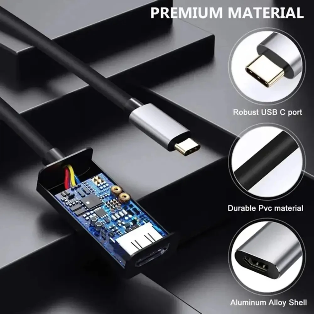 4K 60Hz  Type C to HDMI Adapte - đánh giá và giá Desk Setup Usb Hub