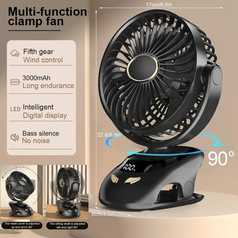 Small Desk Clip On Fan, Portab - đánh giá và giá Fan Desk Small Usb