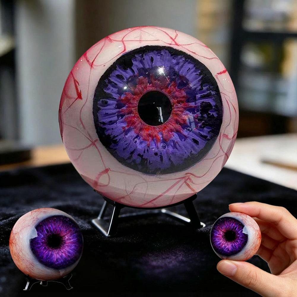 Simulated Eyeball Resin Deskto - đánh giá và giá Desk Setup Design