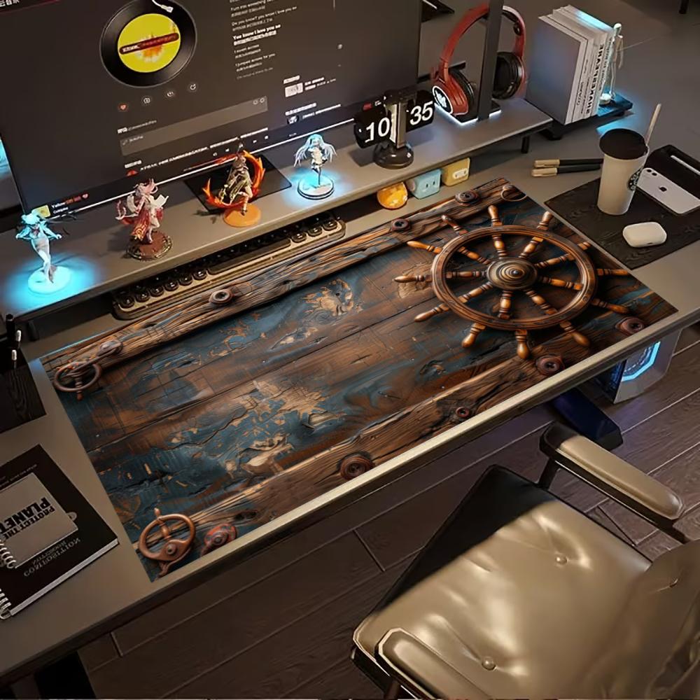 Vintage Pirate Ship Wheel Exte - đánh giá và giá Desk Setup Pc And Laptop