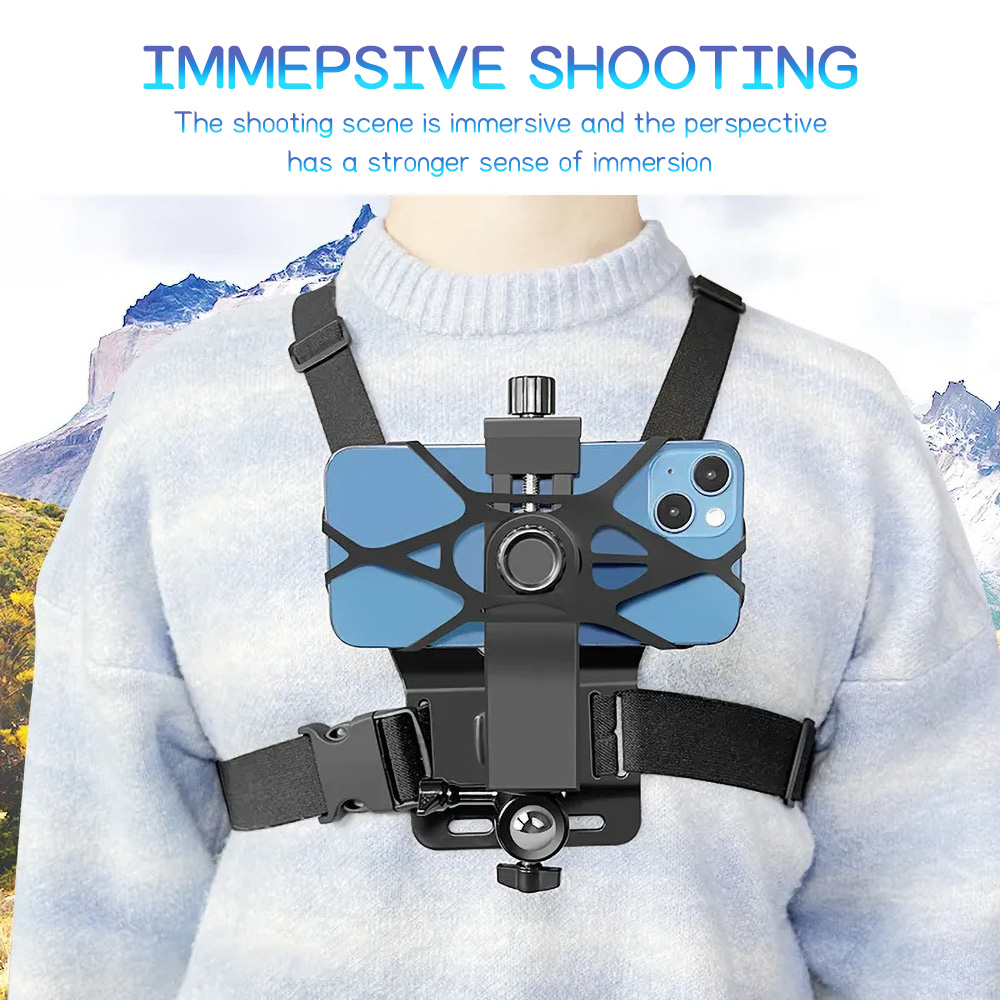Chest Mount Phone Strap Holder - đánh giá và giá Dual Phone Holder