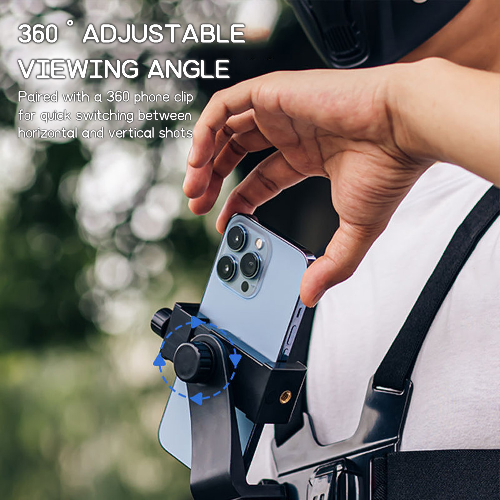 Chest Mount Phone Strap Holder - đánh giá và giá Dual Phone Holder