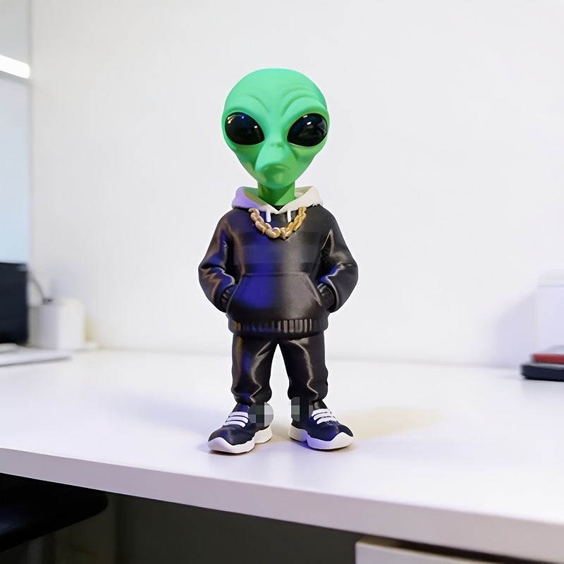 1 Piece Green Alien Figure wit - đánh giá và giá Desk Setup Design