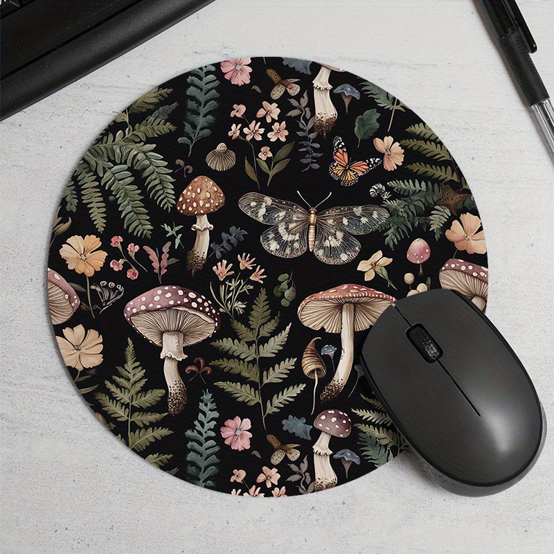Round Forest Plant Mouse Pad R - đánh giá và giá Desk Setup Pegboard