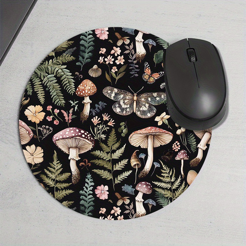 Round Forest Plant Mouse Pad R - đánh giá và giá Desk Setup Pegboard